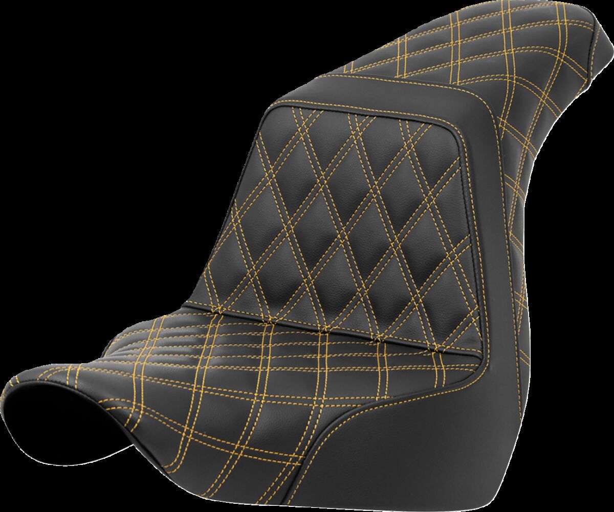 SADDLEMEN SEAT STEP UP FULL LS GOLD STITCH 818-29-17507