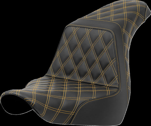 SADDLEMEN SEAT STEP UP FULL LS GOLD STITCH 818-29-17507