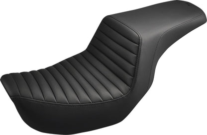 SADDLEMEN 2-UP SEAT STEP UP FRONT|REAR SADDLEHYDET|SADDLEGELT BLACK 806-04-171