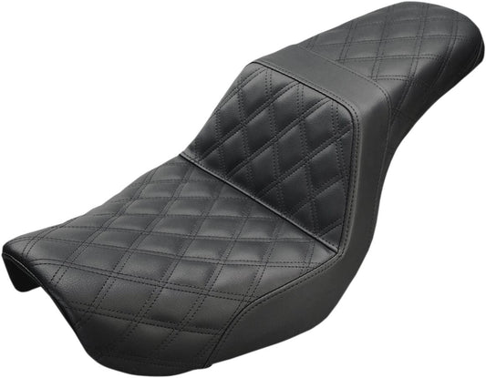SADDLEMEN SEAT STEP UP LS FRONT LATTICE BLACK 804-04-175