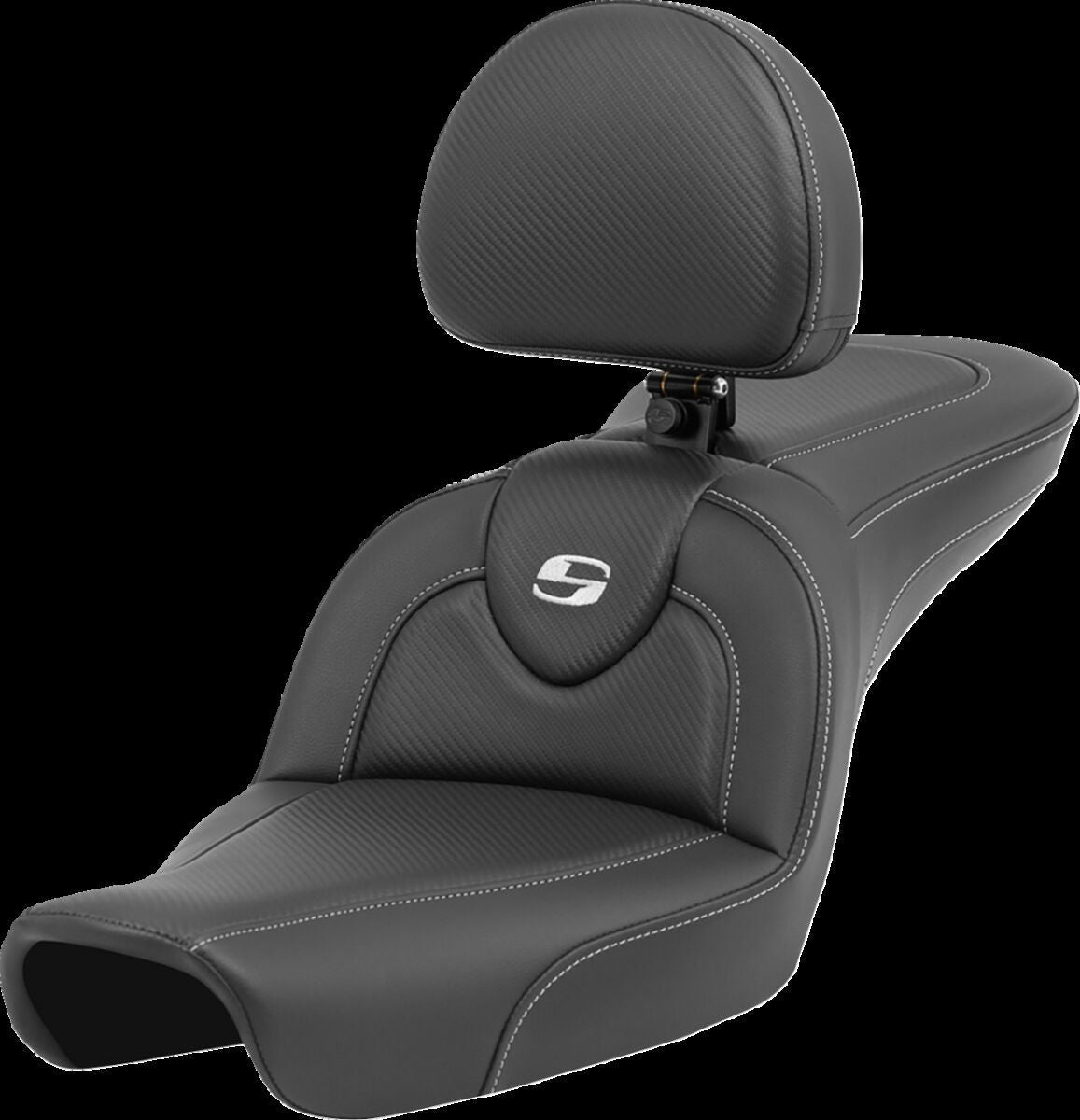 SADDLEMEN SEAT ROADSOFA CF WITH BACKREST 896-04-185BR