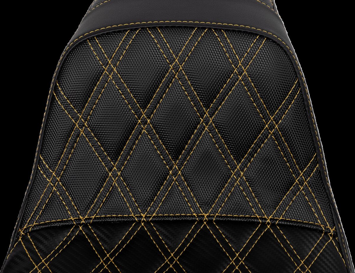 SADDLEMEN SEAT SDC PERFORMANCE GOLD STITCH SC80604GOL