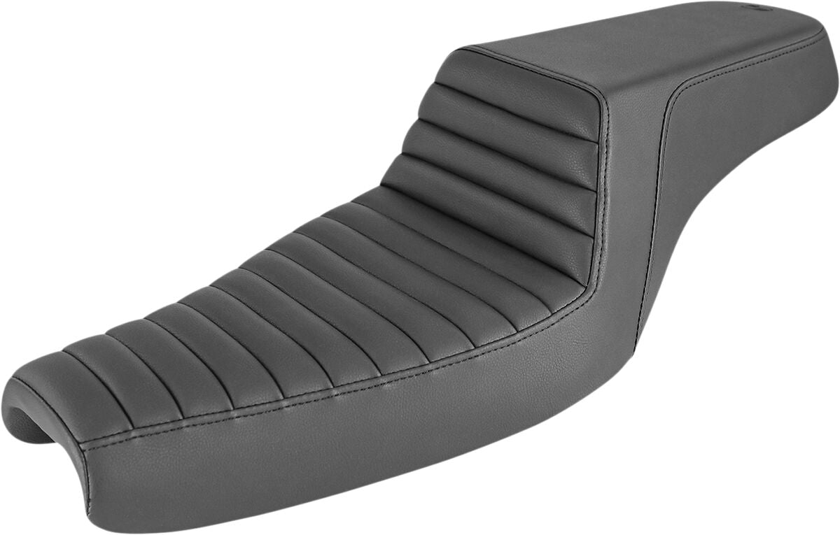 SADDLEMEN 2-UP SEAT STEP UP FRONT|REAR SADDLEHYDET|SADDLEGELT BLACK 807-11-171