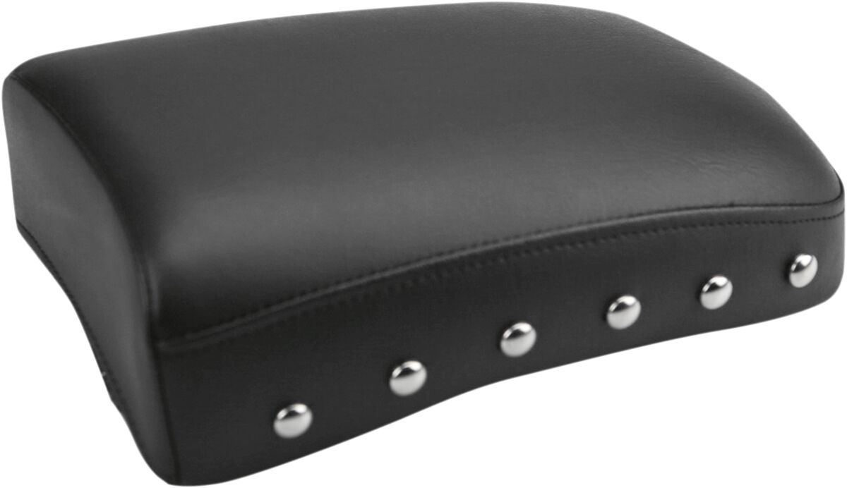SADDLEMEN SOLO PILLION PAD RENEGADET SPORT REAR VINYL STUDDED BLACK|NATURAL 882-09-022