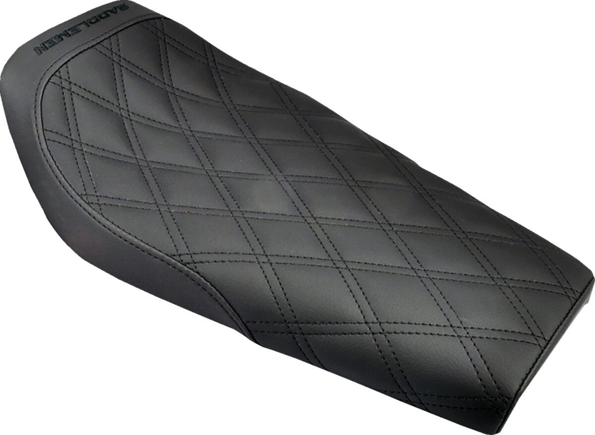 SADDLEMEN SOLO SEAT TRACKER FRONT FIBERGLASS BLACK Z4207