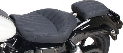 SADDLEMEN SOLO PILLION PAD KNUCKLE REAR SADDLEHYDET|SADDLEGELT BLACK SA1011