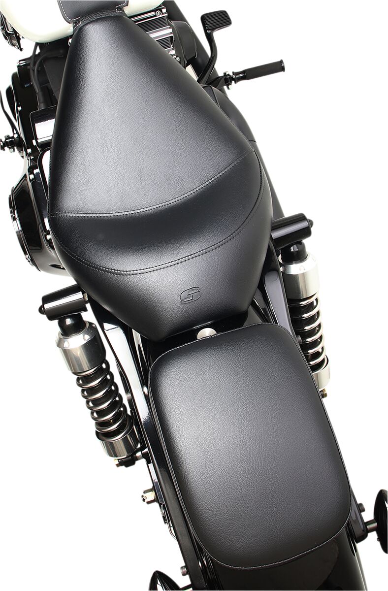 SADDLEMEN SOLO PILLION PAD S3 REAR SADDLEHYDET|SADDLEGELT BLACK SA1017