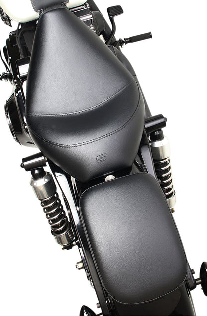 SADDLEMEN SOLO PILLION PAD S3 REAR SADDLEHYDET|SADDLEGELT BLACK SA1017