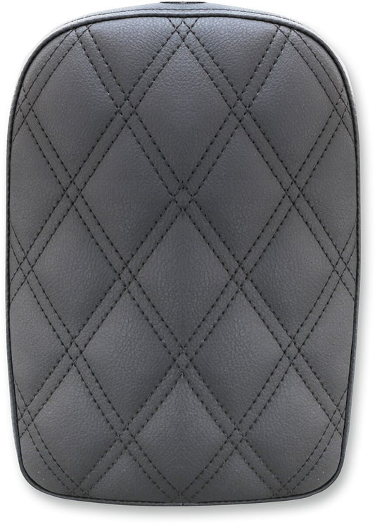 SADDLEMEN SOLO PILLION PAD RENEGADET LS REAR SADDLEHYDET|SADDLEGELT PLAIN BLACK SA1023