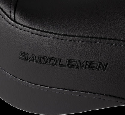 SADDLEMEN SOLO SEAT RENEGADET FRONT SADDLEHYDET|SADDLEGELT PLAIN BLACK K06-11-002