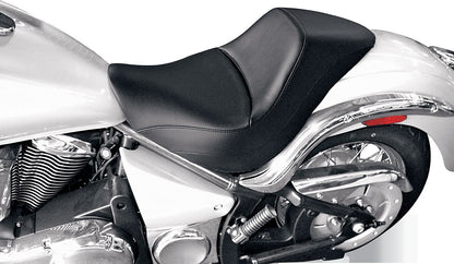 SADDLEMEN SOLO SEAT RENEGADET FRONT SADDLEHYDET|SADDLEGELT PLAIN BLACK K06-11-002