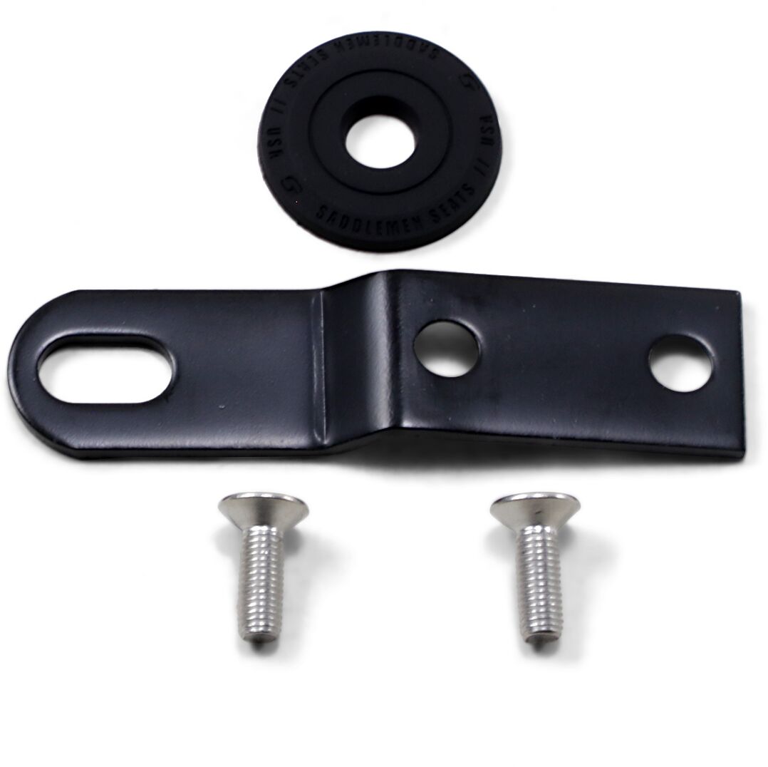 SADDLEMEN BRACKET SEAT BLACK 1/4-28 10545BB