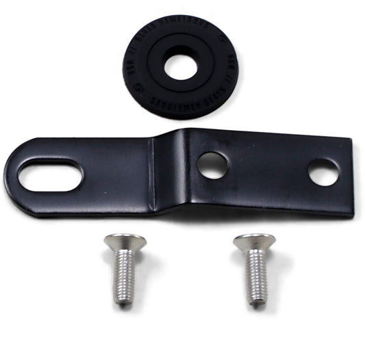 SADDLEMEN BRACKET SEAT BLACK 1/4-28 10545BB