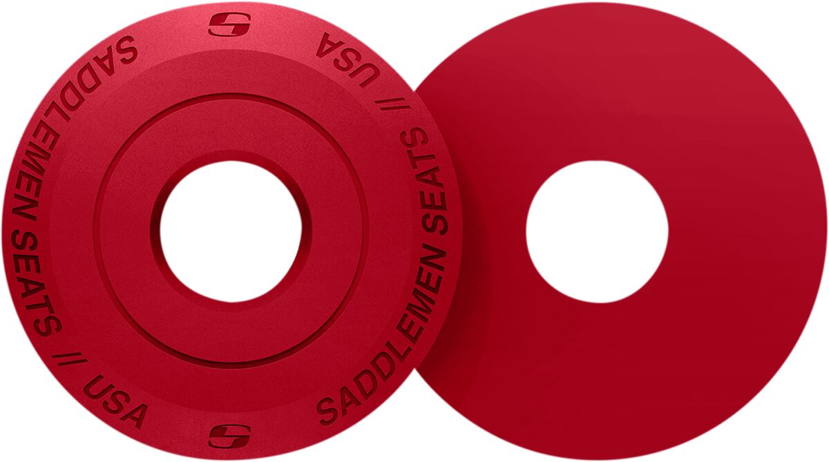 SADDLEMEN SEAT FENDER WASHER RED 14707RD