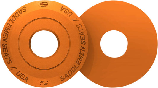 SADDLEMEN SEAT FENDER WASHER ORANGE 14707OE