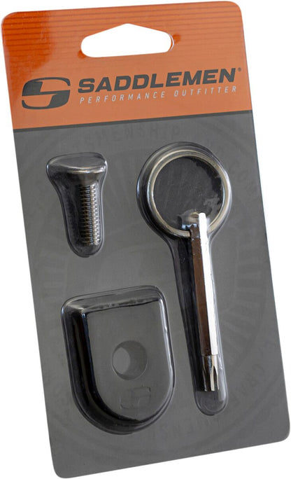 SADDLEMEN SCREW SEAT SECURITY BLACK 8910B