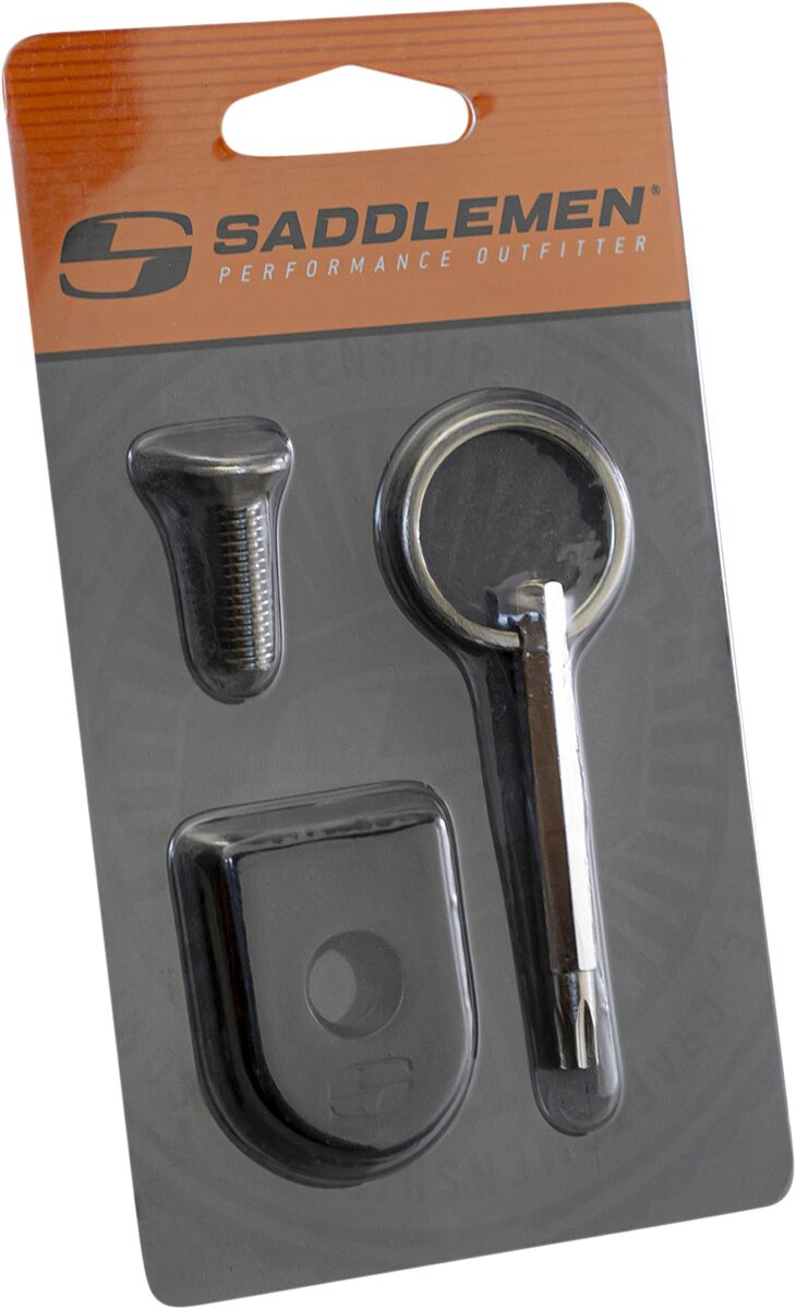 SADDLEMEN SCREW SEAT SECURITY BLACK 8911B