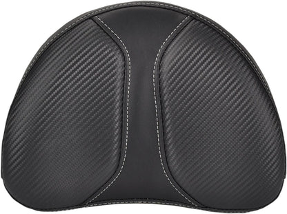 SADDLEMEN SISSY BAR PAD DOMINATOR CONTOURED REAR VINYL PLAIN CARBON LOOK 051342