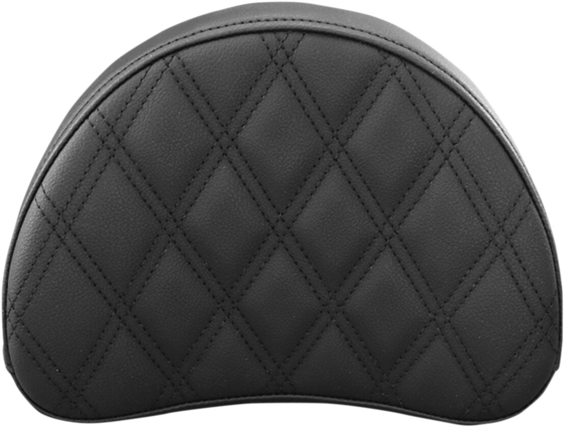 SADDLEMEN SISSY BAR PAD EXPLORERT LS REAR VINYL PLAIN BLACK 051343