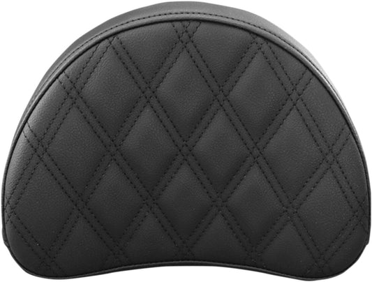 SADDLEMEN SISSY BAR PAD EXPLORERT LS REAR VINYL PLAIN BLACK 051343