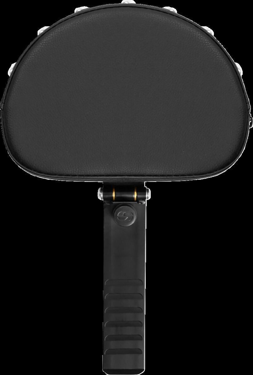 SADDLEMEN BACKREST BLACK STUDDED 15708R
