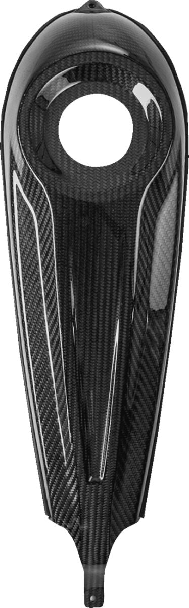 SADDLEMEN DASH PANEL CARBON FIBER CENTER FILL GLOSS CF-808-07-001