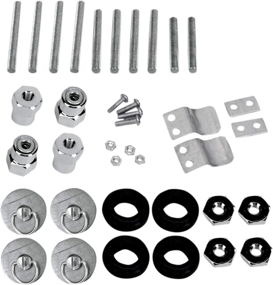 SADDLEMEN SPECIFIC FIT FENDER STRUT REPLACE BOLT KIT CHROME 3501-0337