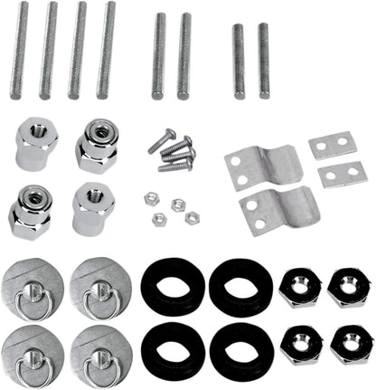 SADDLEMEN SPECIFIC FIT DOCKING POST FASTENER KIT CHROME 3501-0339