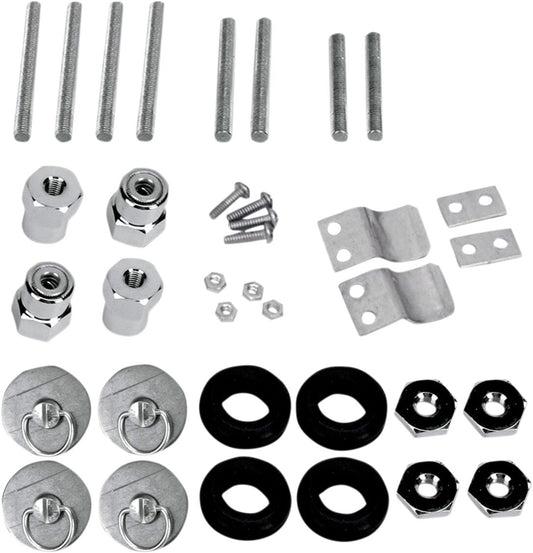 SADDLEMEN SPECIFIC FIT DOCKING POST FASTENER KIT CHROME 3501-0339