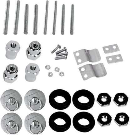 SADDLEMEN SPECIFIC FIT DOCKING POST FASTENER KIT CHROME 3501-0339