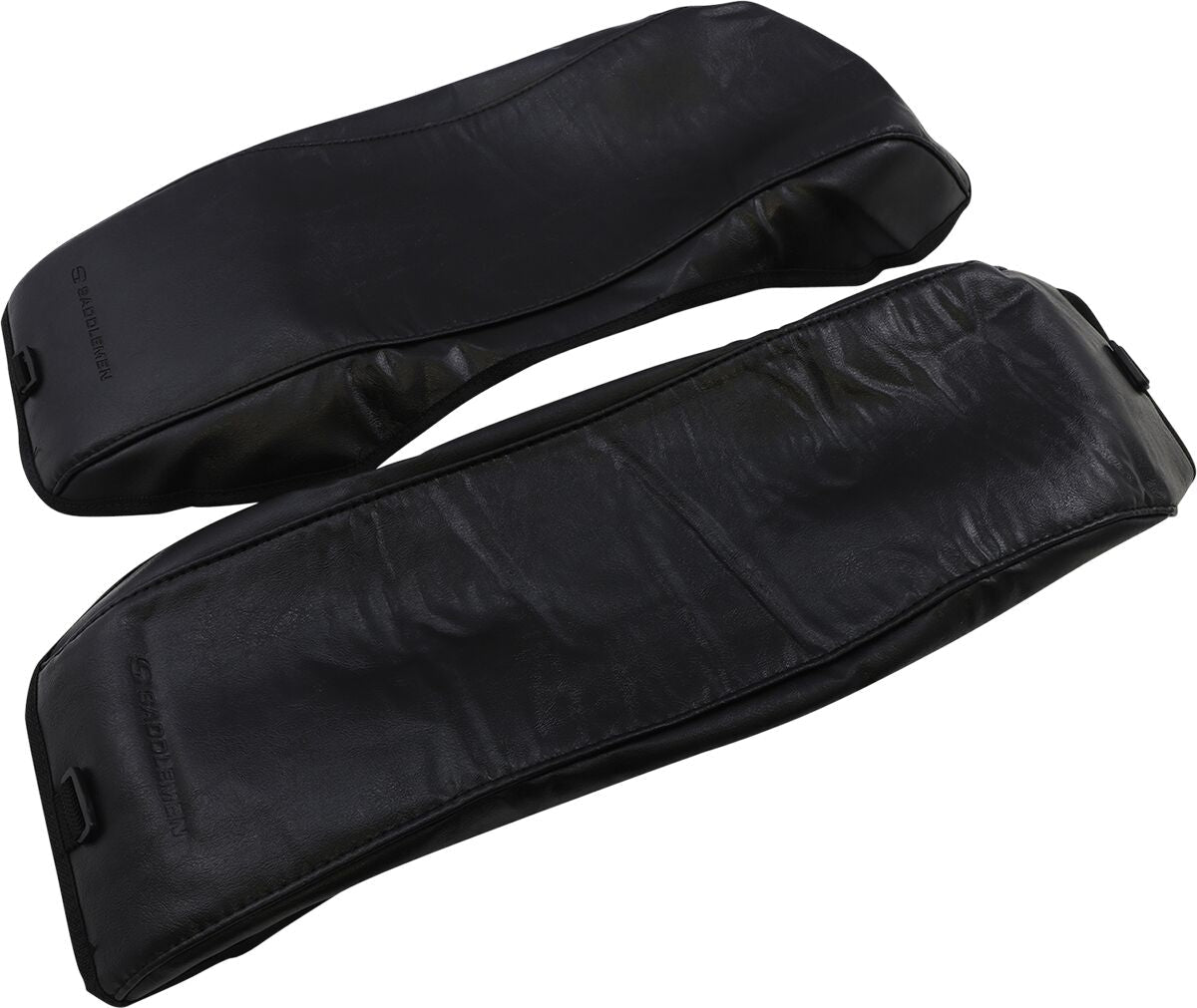 SADDLEMEN SADDLEBAG UNIVERSAL LID COVERS TEXTILE PLAIN BLACK 3501-0453