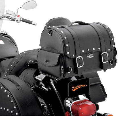 SADDLEMEN EXPRESS DESPERADO TRUNK BAG SYNTHETIC LEATHER BLACK CHROME 3503-0054