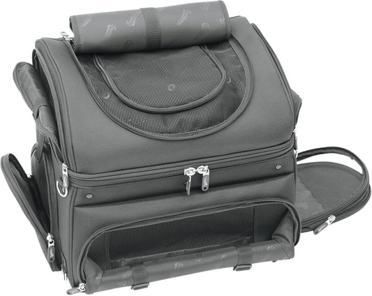 SADDLEMEN PET CARRIER SYNTHETIC LEATHER BLACK EX000627
