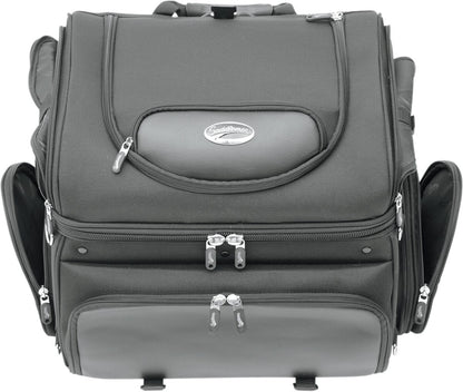 SADDLEMEN PET CARRIER SYNTHETIC LEATHER BLACK EX000627