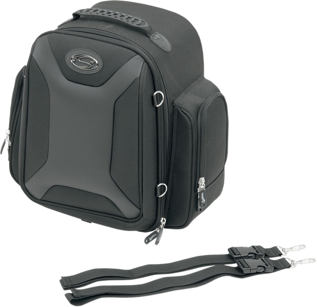 SADDLEMEN SISSY BAR BAG UNIVERSAL BLACK EX000689