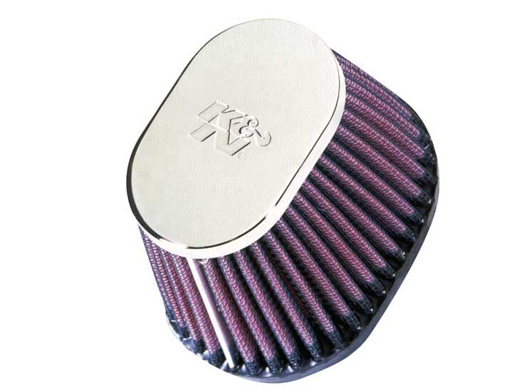 K&N UNIVERSAL FILTER OVAL TAPERED RC-0981