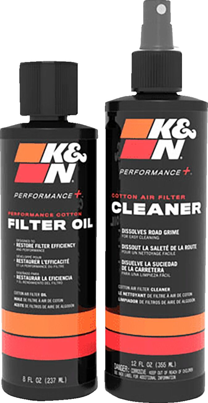 K&N AIR FILTER CARE KIT BLACK 99-5050BK