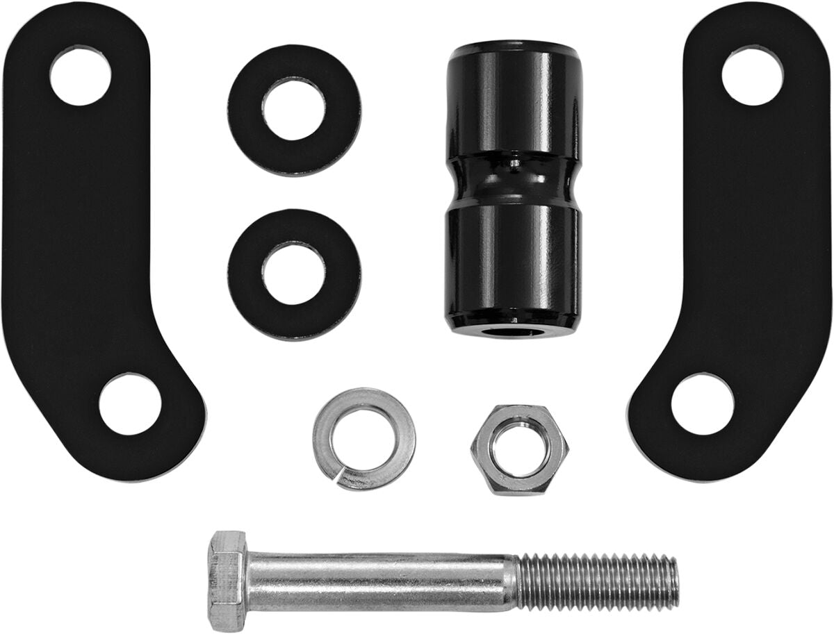 Memphis Shades Headlight Extension Kit - FXLRS - Black MEB9882