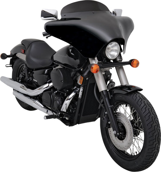 Memphis Shades WINDSHIELD STANDARD BATWING-FAIRING 5" BLACK MEP8501
