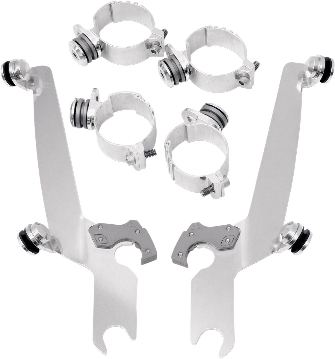 Memphis Shades MOUNTING KIT TRIGGER-LOCK SPORTSHIELD-WINDSHIELD POLISHED MEM8928
