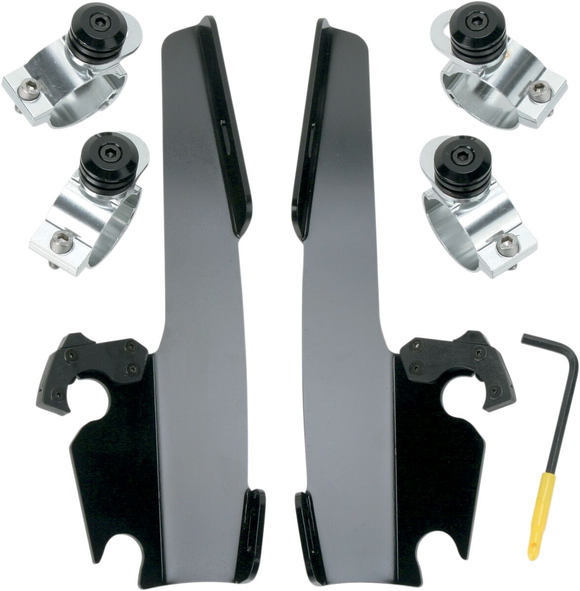 Memphis Shades MOUNTING KIT TRIGGER-LOCK MEMPHIS FATS/SLIM-WINDSHIELD BLACK MEB8967
