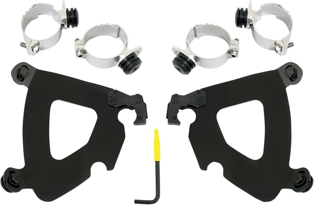 Memphis Shades MOUNTING KIT TRIGGER-LOCK GAUNTLET-FAIRING BLACK MEB1993