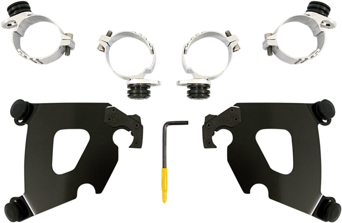 Memphis Shades MOUNTING KIT TRIGGER-LOCK CAFE-FAIRING BLACK MEB1994