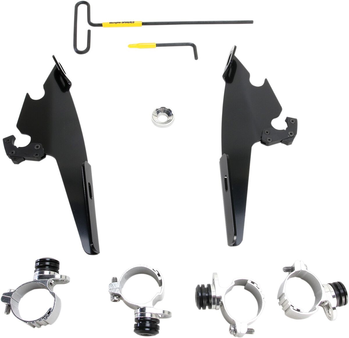 Memphis Shades MOUNTING KIT TRIGGER-LOCK BATWING-FAIRING BLACK MEB2004