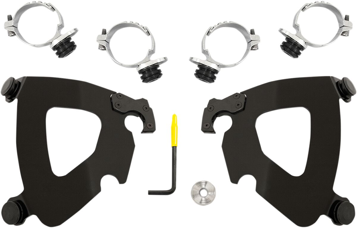 Memphis Shades MOUNTING KIT TRIGGER-LOCK GAUNTLET-FAIRING BLACK MEB2014