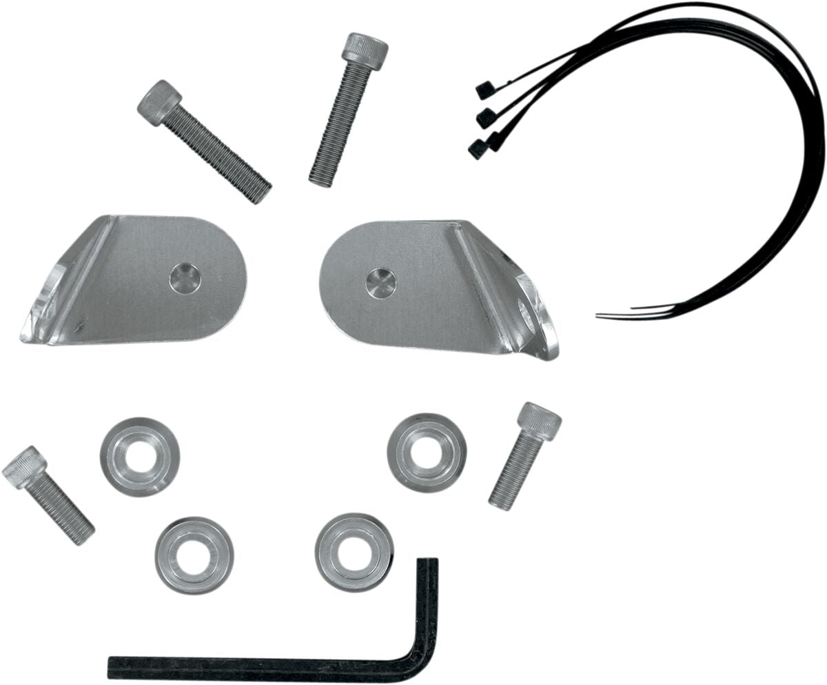 Memphis Shades TURN SIGNAL RELOCATION KIT COVERED FORK W/O LIGHTBAR HD FATBOY/HERITAGE MEM8984