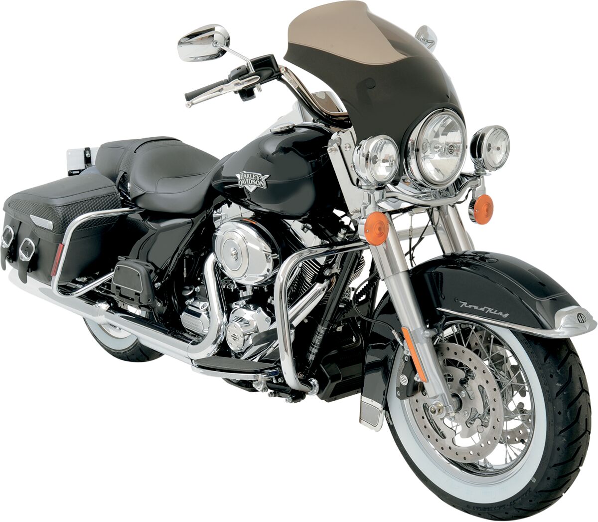 Memphis Shades FAIRING REPLACEMENT BULLET 7.5" CUTOUT BLACK MEM7141