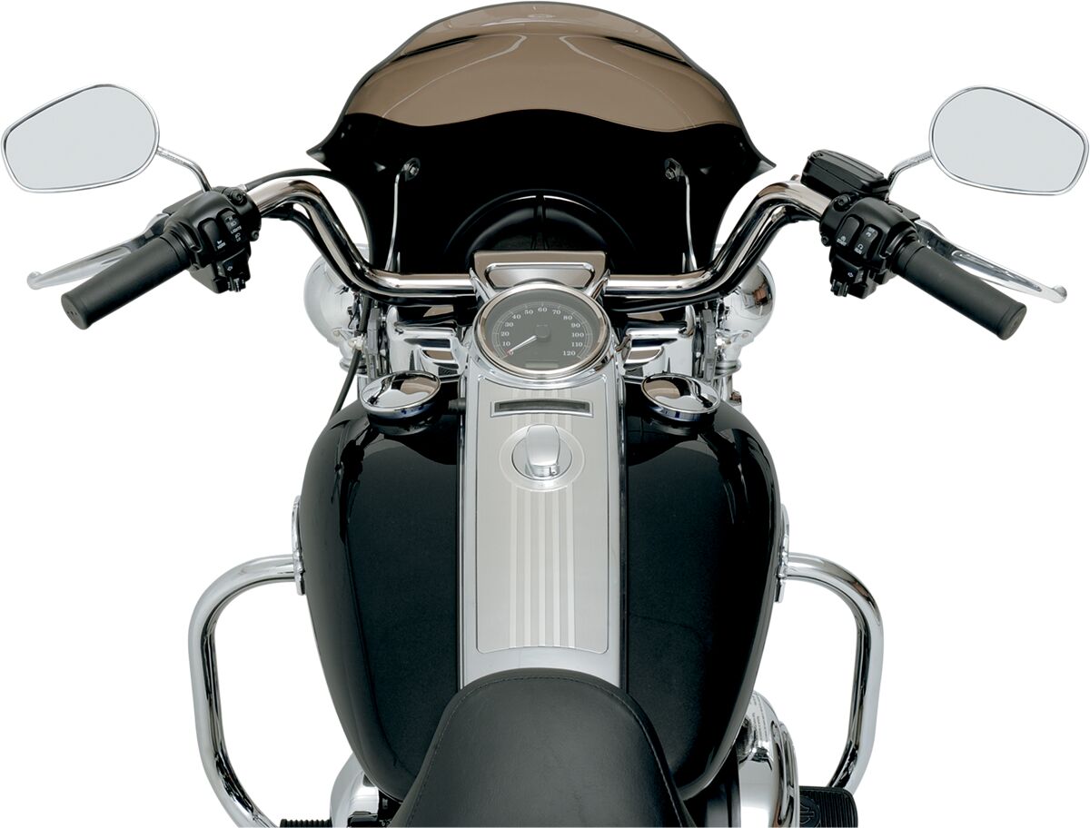 Memphis Shades FAIRING REPLACEMENT BULLET 7.5" CUTOUT BLACK MEM7141