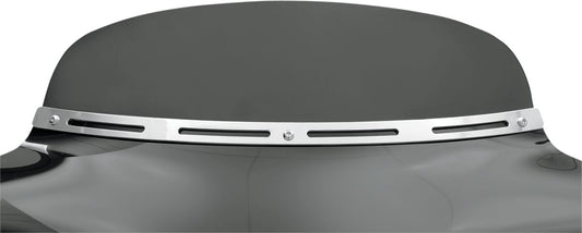Memphis Shades WINDSHIELD TRIM BATWING-FAIRING SLOTTED FATS POLISHED MEM0911
