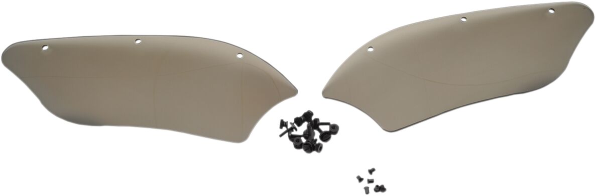 Memphis Shades BATWING FAIRING WIND DEFLECTORS BLACK MEM7021